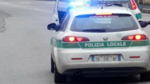 Una pattuglia della polizia locale