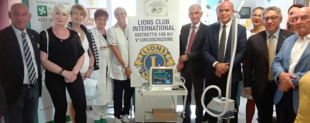 Desio, donazione Lions alla pediatria dell'ospedale