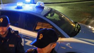 Una pattuglia della polizia di Monza