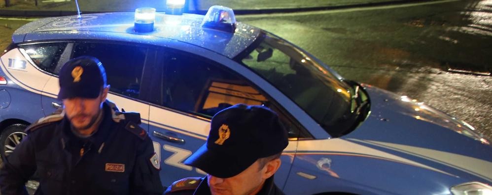 Una pattuglia della polizia di Monza