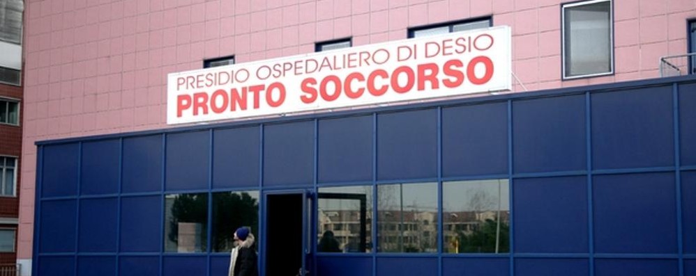 Il pronto soccorso dell’ospedale di Desio