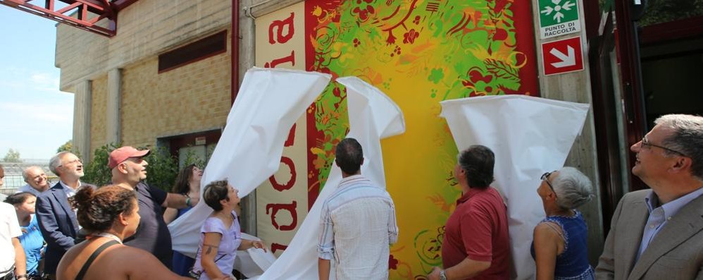 Vedano al Lambro murales centro diurno psichiatrico