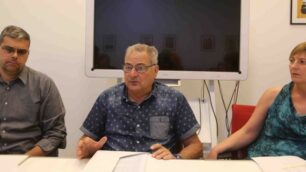 Da sinistra Massimo Rovelli - Maurizio Laini -Eliana Schiada