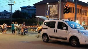 Meda incidente passaggio a livello