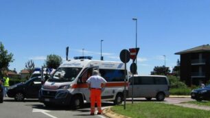 L’incidente di Giussano Foto Edoardo Terraneo