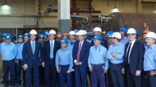 Le foto della visita di Paolo Gentiloni alle aziende della Brianza