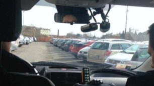 Il Safer Place in dotazione alla Polizia locale di Lissone. Al centro un paio di telecamere in funzione