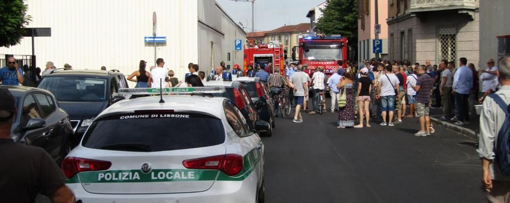 L’incendio alla Brugola