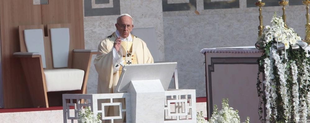 Il Papa durante la sua recente visita a Monza