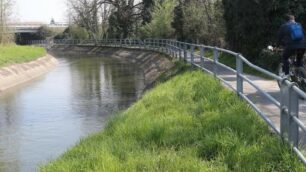 Il canale Villoresi a Monza