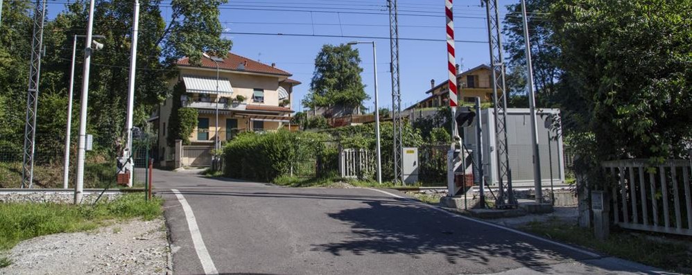 Il passaggio a livello di via Vicenza