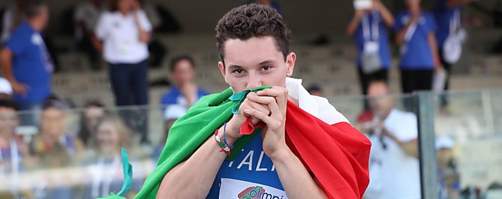 La giovane promessa dell’atletica italiana, il caratese Filippo Tortu