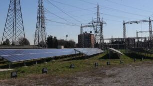 Un impianto di pannelli fotovoltaici