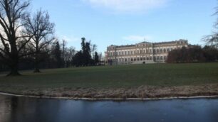 La Reggia di Monza vista dai giardini reali