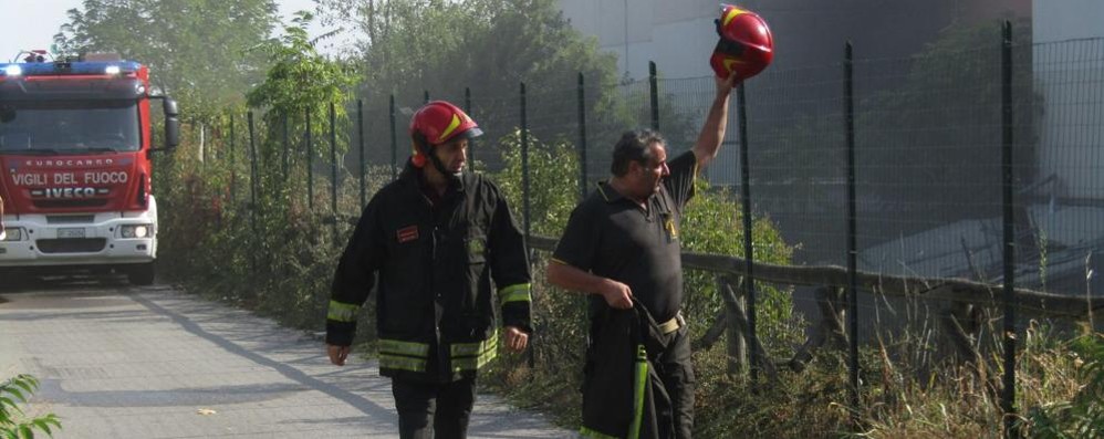 Vigili del fuoco al Magic movie