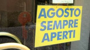 Un negozio “Aperto per ferie”