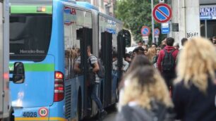 Un autobus a Monza