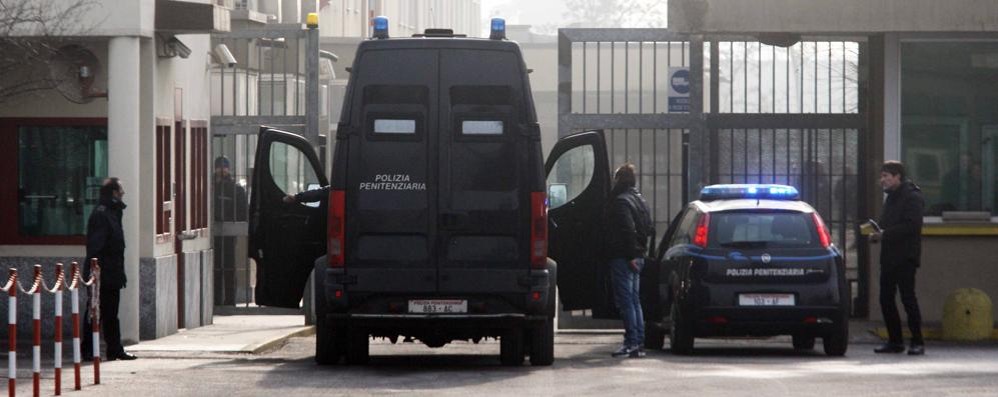 L’ingresso della casa circondariale di Monza