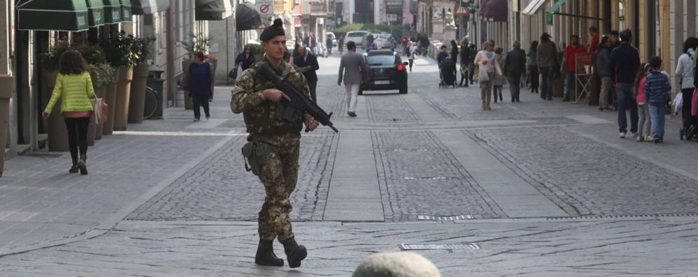 L’esercito presidia il centro di Monza