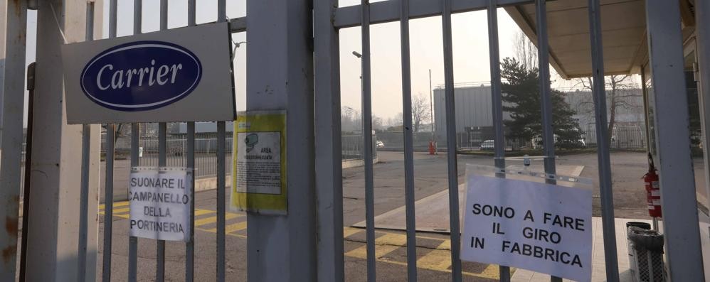 L’ingresso dell’ex Carrier di Villasanta