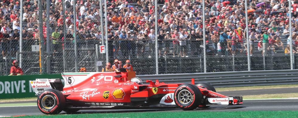 La Ferrari in pista