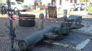 La colonna caduta ad Arcore