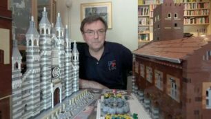 Marco Montrasio ha realizzato in Lego il centro di Monza
