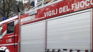 Un intervento dei vigili del fuoco