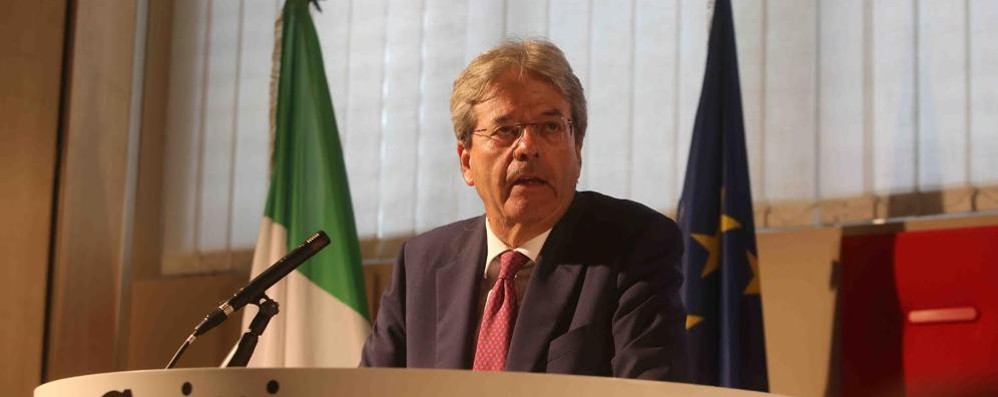 Il presidente del consiglio Paolo Gentiloni