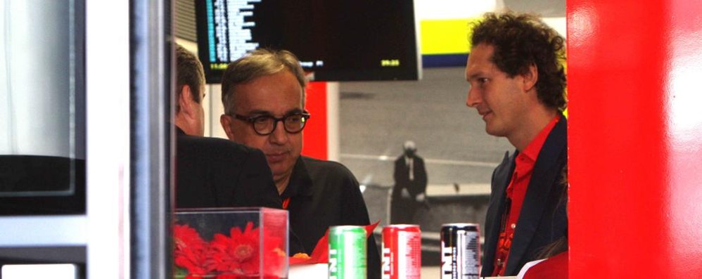 Sergio Marchionne con John Elkan