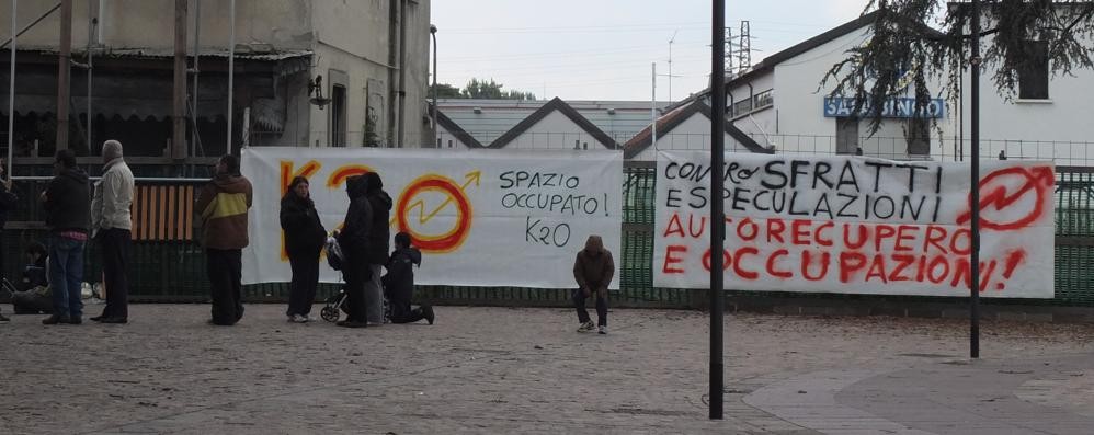 Un’occupazione del Foa Boccaccio in via Buonarroti-piazza Bonatti