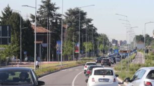 Un tratto di viale Lombardia