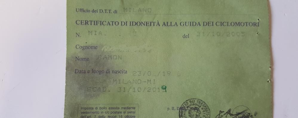 Il documento contraffatto