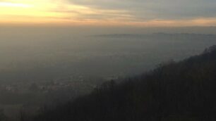 smog brianza vista da montevecchia