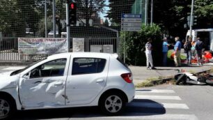 La scena dell’incidente