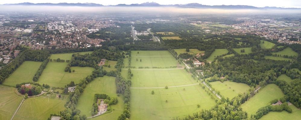 Panorama del parco di Monza