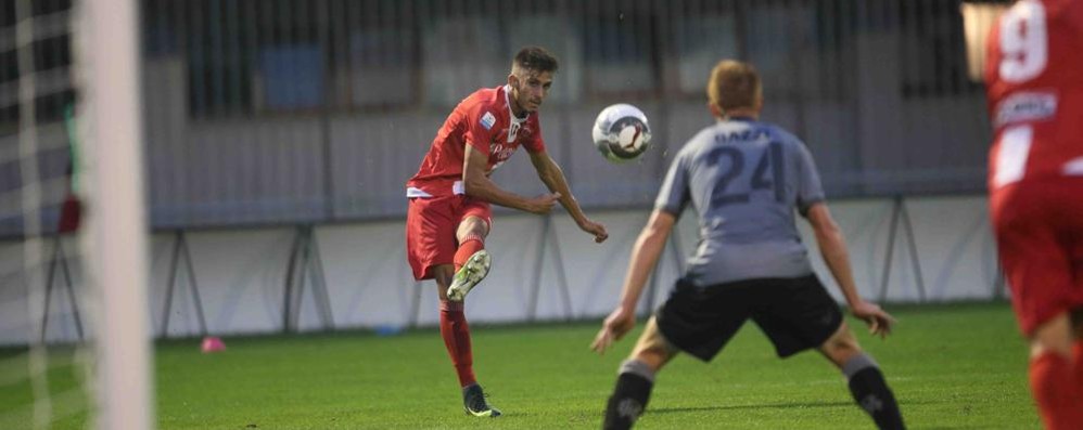 Calcio, Lega Pro: Monza - Alessandria, l’azione del vantaggio brianzolo