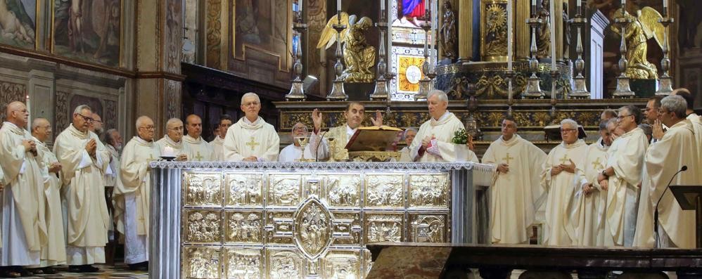 Delpini nel Duomo di Monza nella sua recente visita, lo scorso fine agosto.