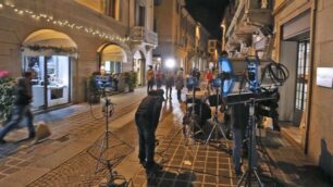 Ciak si gira: le telecamere di Sky in centro a Monza