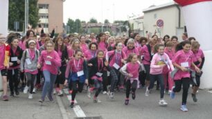 La partenza della Gara in rosa