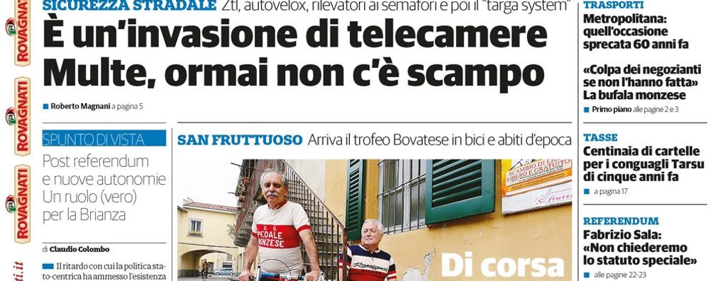 prima cittadino giovedì 26 ottobre 2017