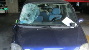 Vimercate, l’auto che ha investito la  14enne