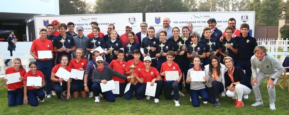 Monza, Open d'Italia di golf: vincitori The junior road to 2022 foto Scaccini/Federgolf