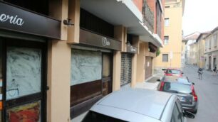 Monza Incendio pizzeria via Carlo Porta