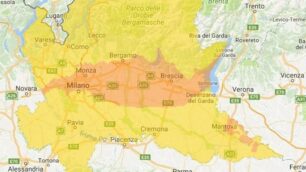 La mappa della Qualità dell'aria 16 ottobre Arpa