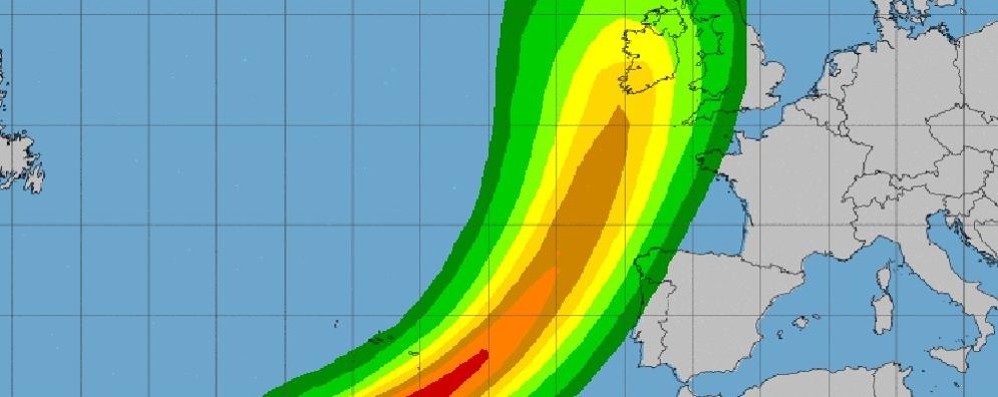 Ophleia diretto verso l’Irlanda