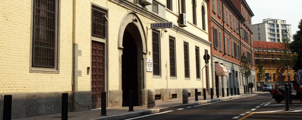 Il comando eel gruppo Carabinieri di Monza in via Volturno