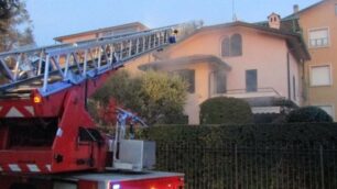 Veduggio incendio caldaia