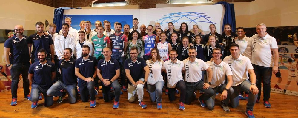 Monza Presentazione squadre consorzio Vero Volley Squadre A1 Maschile e femminile