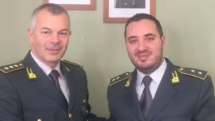 Il capitano Domenico Fucci e il tenente Emilio De Simone